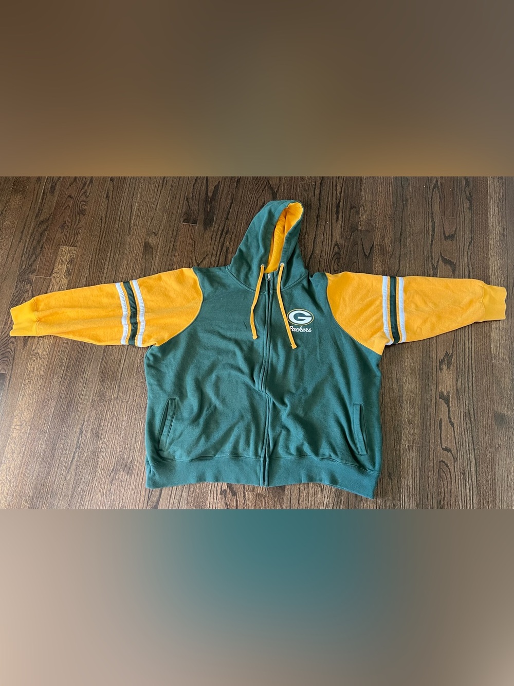 Fanatics Green and Gold Green Bay Packers Hooded Sweater